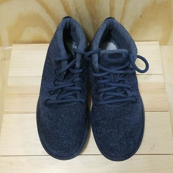 Allbirds Wool Runner-up Mizzle Shoes Sneakers Navy Blue Size Womens 10 - Picture 8 of 8